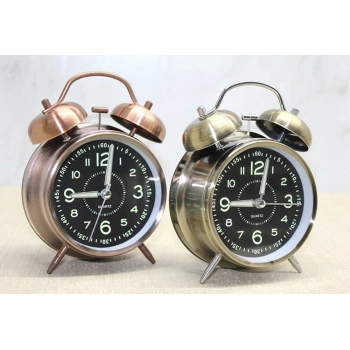 Antik Metal Çalar Saat Model 1