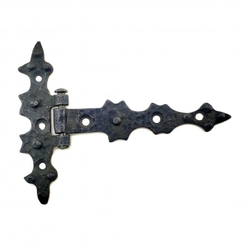 Antika Tarz Dekoratif Pirinç Yıldız Kuyruklu Menteşe - 85x110 Mm, Oksit