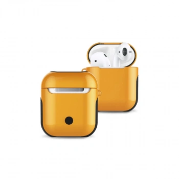 Apple Airpods 2 (2.nesil) 3in1 Kılıf - Sarı