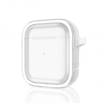 Apple Airpods 4 (4.nesil) Shiny Şeffaf Kılıf - Beyaz