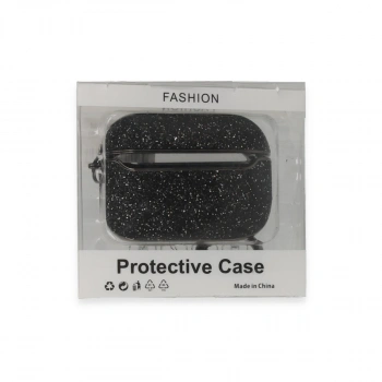 Apple Airpods Pro (1.nesil) Spell Simli Kılıf - Siyah