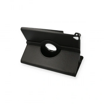 Apple İpad 9.7 (2018) Kılıf 360 Tablet Deri Kılıf - Siyah