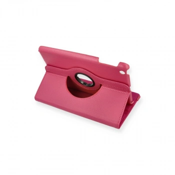 Apple İpad Mini 1 Kılıf 360 Tablet Deri Kılıf - Pembe