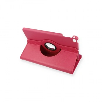 Apple İpad Mini 4 Kılıf 360 Tablet Deri Kılıf - Pembe