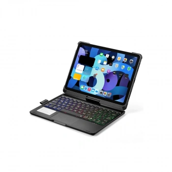 Apple İpad Pro 11 (2021) Kılıf Magic Dönen Klavyeli Tablet Kılıf - Siyah