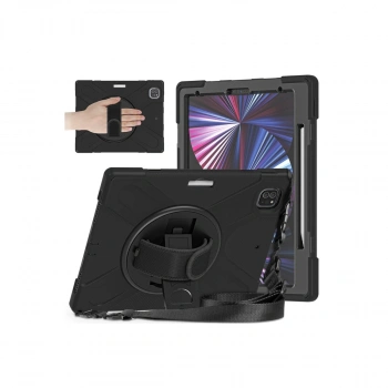 Apple İpad Pro 12.9 (2020) Kılıf Amazing Tablet Kapak - Siyah