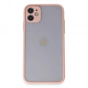 Apple İphone 11 Kılıf Montreal Silikon Kapak - Pembe