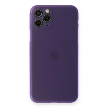Apple İphone 11 Pro Kılıf Pp Ultra İnce Kapak - Mor