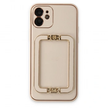 Apple İphone 12 Kılıf Coco Elit Kapak - Gold