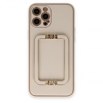 Apple İphone 12 Pro Kılıf Coco Elit Kapak - Gold