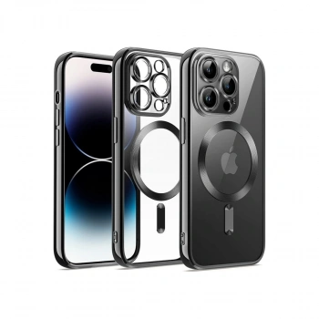 Apple İphone 12 Pro Kılıf Kross Magneticsafe Kapak - Siyah
