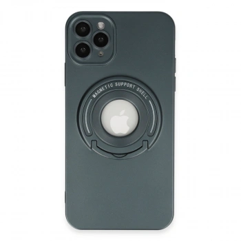 Apple İphone 12 Pro Kılıf Lukka Magneticsafe Kapak - Koyu Yeşil