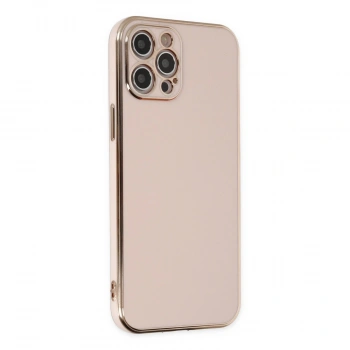 Apple İphone 12 Pro Kılıf Volet Silikon - Pembe
