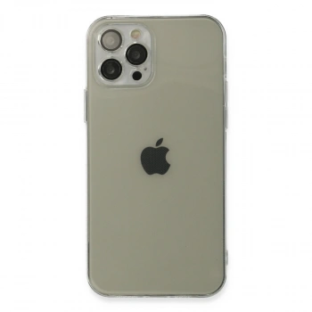 Apple İphone 12 Pro Max Kılıf Fly Lens Silikon - Şeffaf