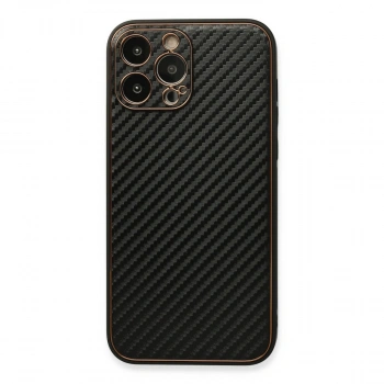 Apple İphone 13 Pro Kılıf Coco Karbon Silikon - Siyah