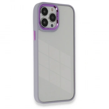 Apple İphone 13 Pro Kılıf Dora Kapak - Lila