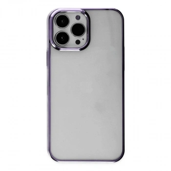 Apple İphone 13 Pro Kılıf Element Silikon - Mor