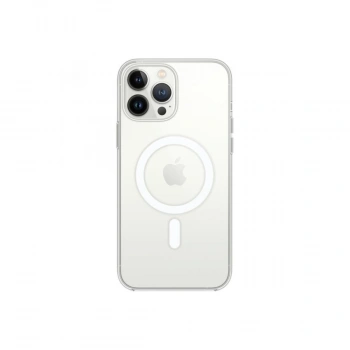 Apple İphone 13 Pro Kılıf Magneticsafe Şeffaf Silikon - Şeffaf