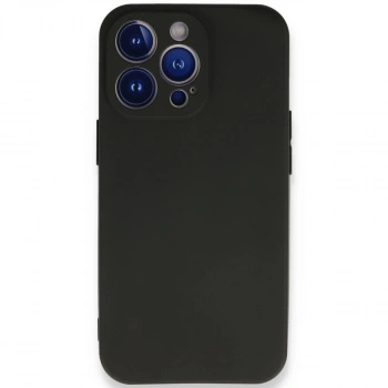 Apple İphone 13 Pro Max Kılıf First Silikon - Siyah