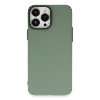 Apple İphone 13 Pro Max Kılıf Modos Metal Kapak - Koyu Yeşil