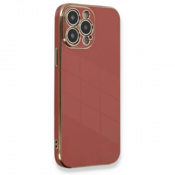 Apple İphone 13 Pro Max Kılıf Volet Silikon - Kırmızı