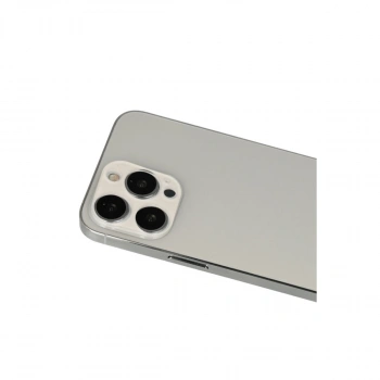 Apple İphone 13 Pro Max Rainbow Kamera Lens Koruma Cam - Beyaz