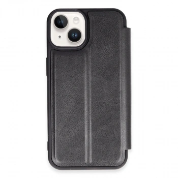 Apple İphone 14 Kılıf Flip Cover - Siyah