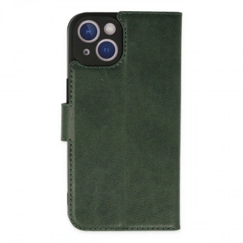 Apple İphone 14 Plus Kılıf Trend S Plus Kapaklı Kılıf - Yeşil