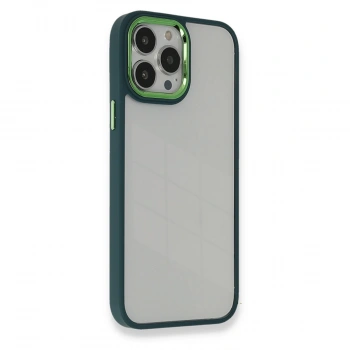 Apple İphone 14 Pro Kılıf Dora Kapak - Haki Yeşil