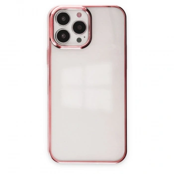 Apple İphone 14 Pro Max Kılıf Element Silikon - Pembe