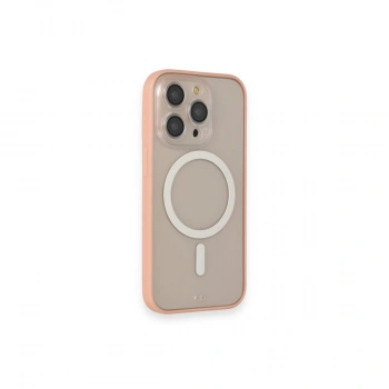 Apple İphone 14 Pro Max Kılıf Grand Magneticsafe Kapak - Pembe