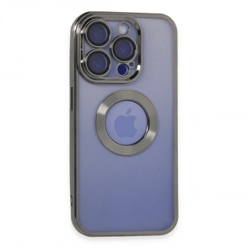 Apple İphone 15 Pro Kılıf Slot Silikon - Titan Gri