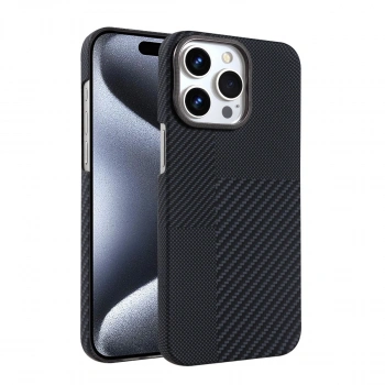 Apple İphone 15 Pro Max Vega Magsafe Kapak - Siyah