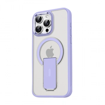Apple İphone 15 Pro Tork Magsafe Standlı Kapak - Lila