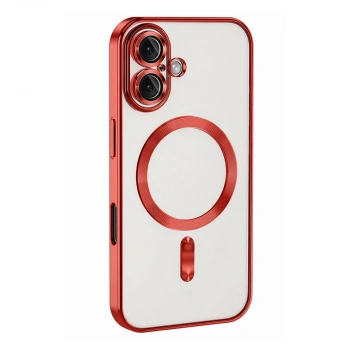 Apple İphone 16 Kılıf Kross Magneticsafe Kapak - Kırmızı