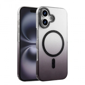 Apple İphone 16 Plus Glossy Magsafe Kapak - Siyah