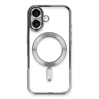 Apple İphone 16 Plus Kılıf Kross Magneticsafe Kapak - Gümüş
