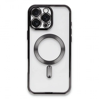 Apple İphone 16 Pro Kılıf Kross Magneticsafe Kapak - Siyah