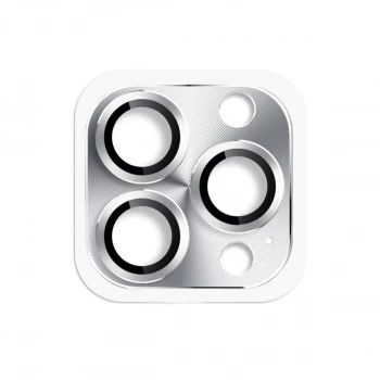 Apple İphone 16 Pro Max Pers Alüminyum Kamera Lens - Gümüş