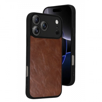 Apple İphone 17 Pro Max Aras Deri Kapak - Taba