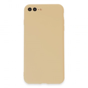 Apple İphone 7 Plus Kılıf First Silikon - Gold