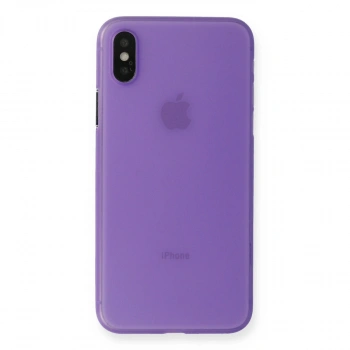 Apple İphone Xs Max Kılıf Pp Ultra İnce Kapak - Mor