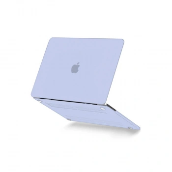 Apple Macbook Pro 13 2020 Macbook Buzlu Kapak - Lila