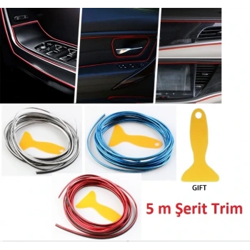 Araba Dekorasyon 5 Metre Şerit Trim