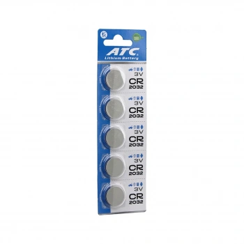 ATC LİTHİUM BATTERY CR-2032 PARA PİL LİTYUM 3V 5Lİ KART (5324)