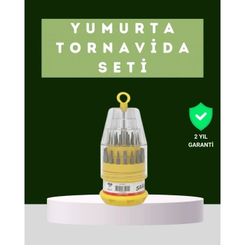 Ateşe Dayanıklı Tornavida Seti Elektronik Tamir İçin Çok Uçlu