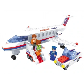 Ausini 252 Parça Yolcu Uçağı Peron Lego Seti