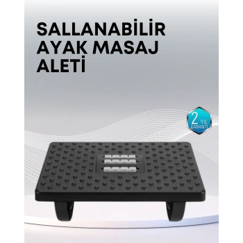 Ayak Destek ve Masaj Aleti – Ergonomik, Isıtmalı, Ayarlanabilir Yükseklik