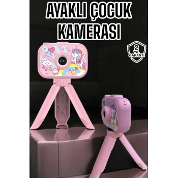 Ayaklı Mini Fotoğraf Makinesi Çocuk Için Eğitici Video Kamera (kopya)