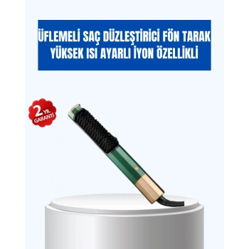 Ayarlanabilir Isı Kontrollü Saç Şekillendirme Seti – Tüm Saç Tipleri İçin Uygun